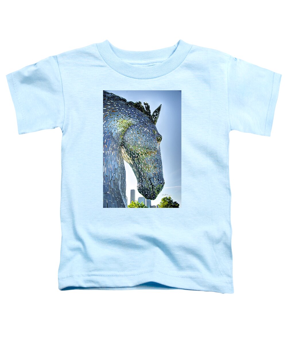 Chicago Toddler T-Shirt featuring the photograph Horse Head by Will Wagner
