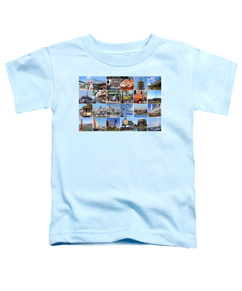 San Francisco Toddler T-Shirt featuring the photograph I Left My Heart In San Francisco 20150103 horizontal by Wingsdomain Art and Photography