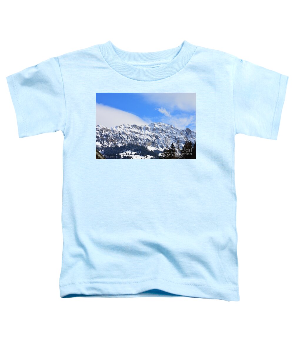Alps Toddler T-Shirt featuring the photograph Icy profile by Felicia Tica