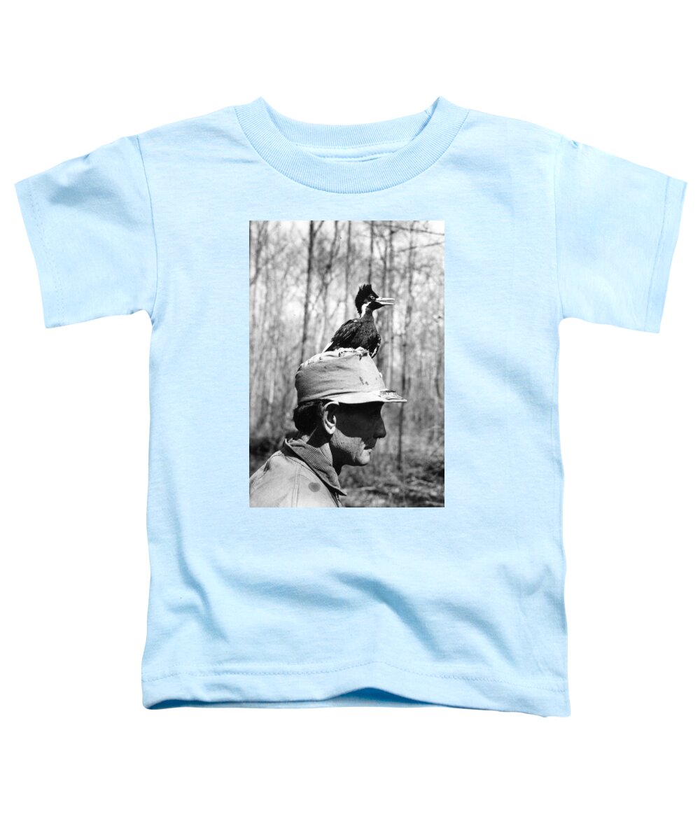 Bird Toddler T-Shirt featuring the photograph Ivory-billed Woodpecker Nestling by James T. Tanner