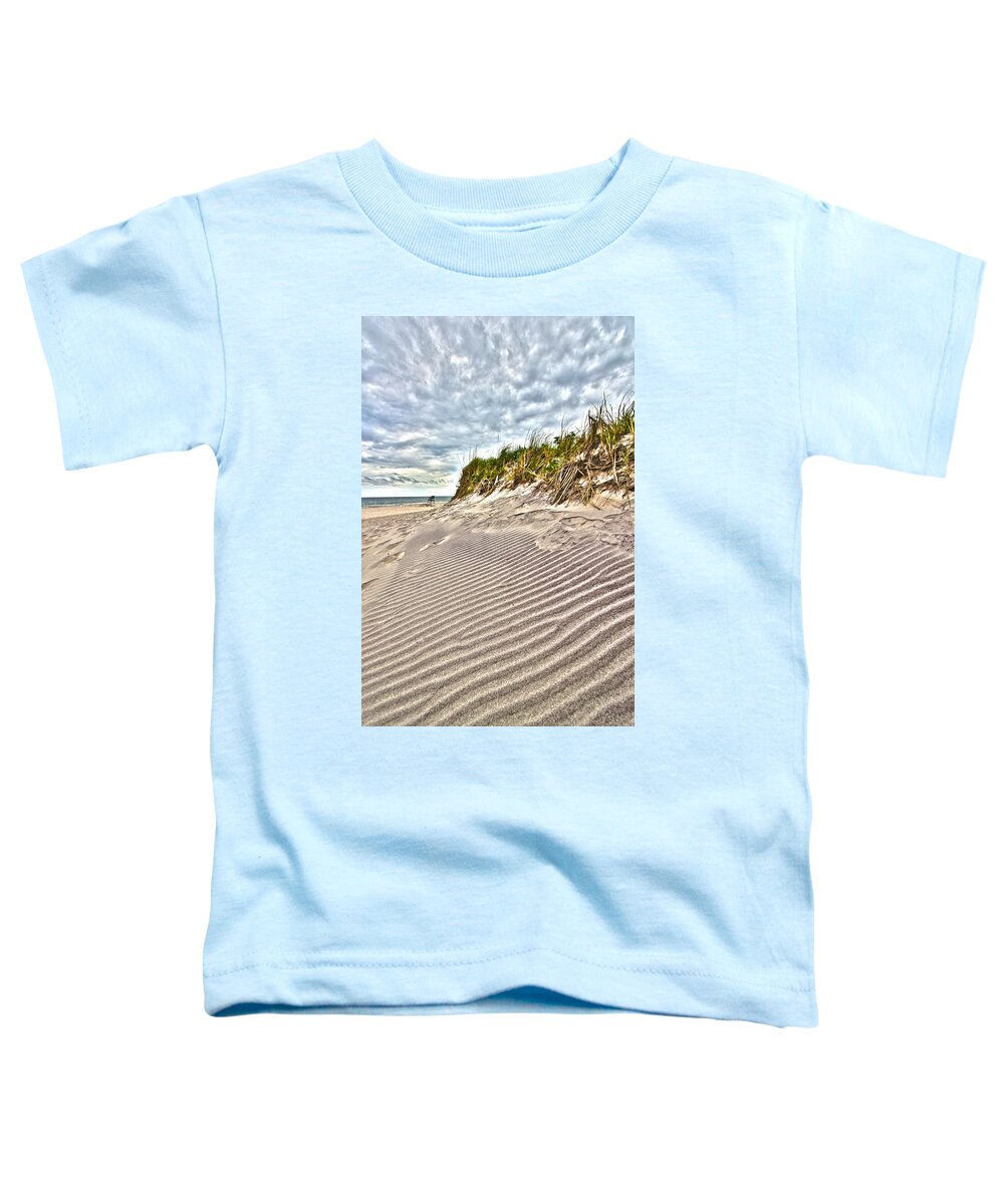 Jetty Toddler T-Shirt featuring the photograph Jetty Four Dune Stripes by Robert Seifert