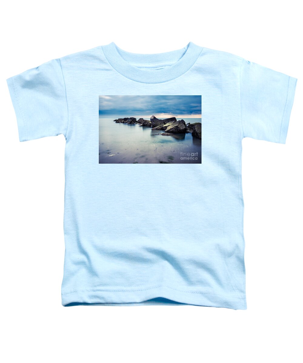 Adria Toddler T-Shirt featuring the photograph Jetty by Hannes Cmarits