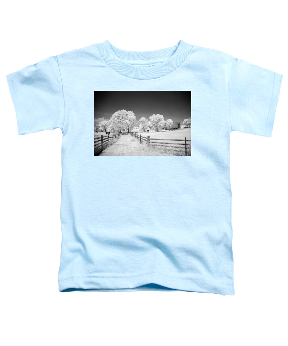 American Civil War Toddler T-Shirt featuring the photograph Joseph Poffenberger Farm 8D00231 by Guy Whiteley