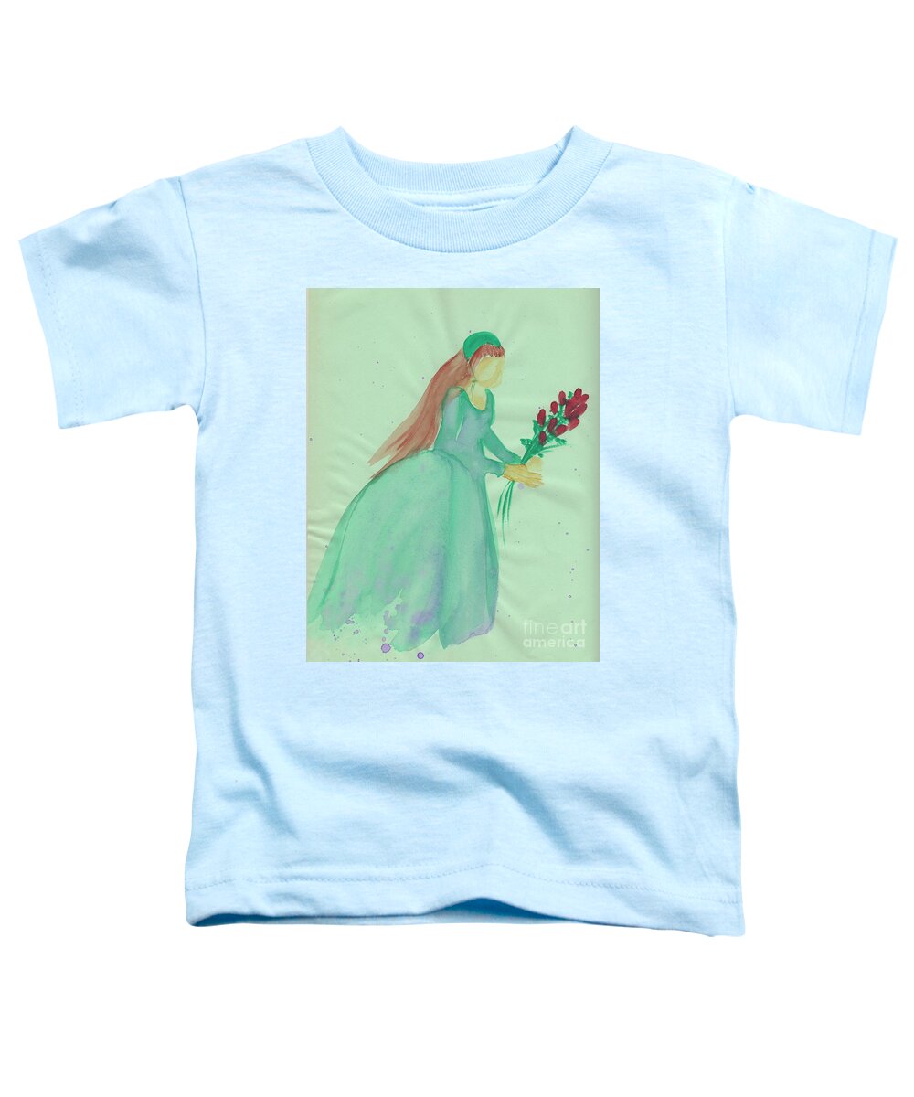 Juliet Toddler T-Shirt featuring the painting Juliet by jrr by First Star Art