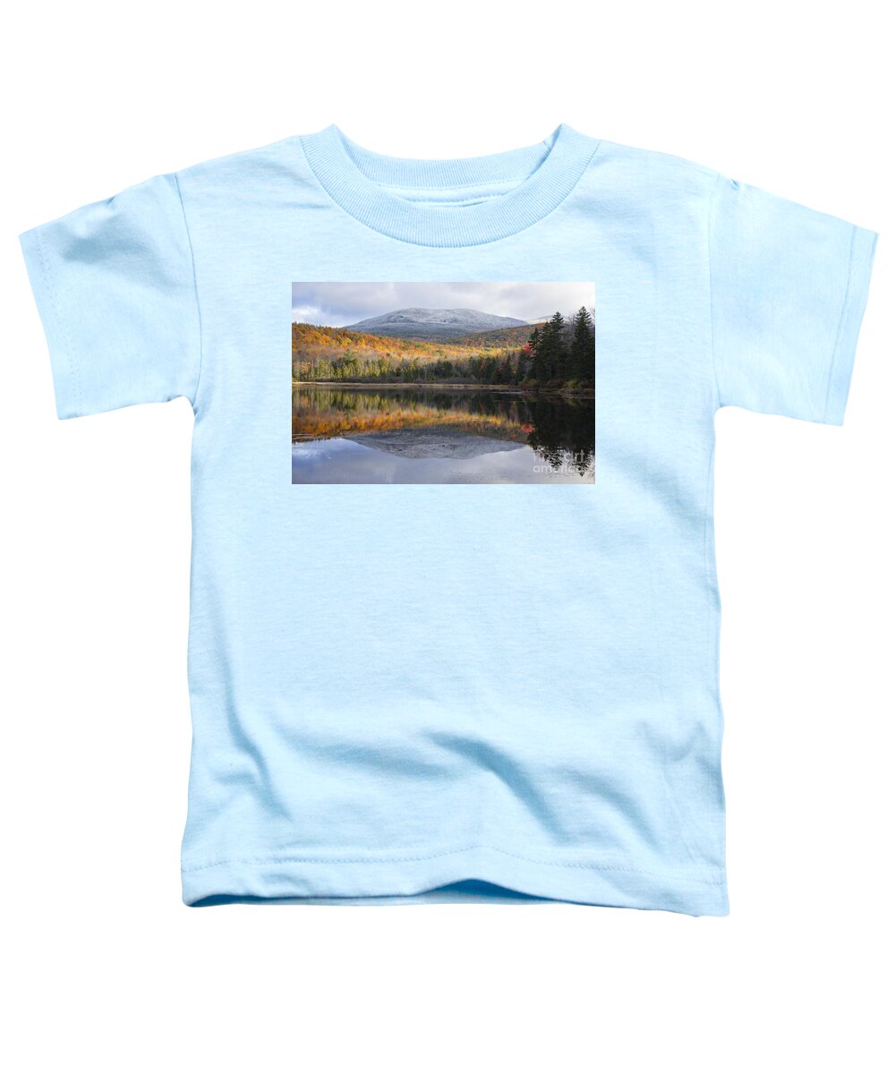 Autumn Toddler T-Shirt featuring the photograph Kiah Pond - Sandwich New Hampshire by Erin Paul Donovan