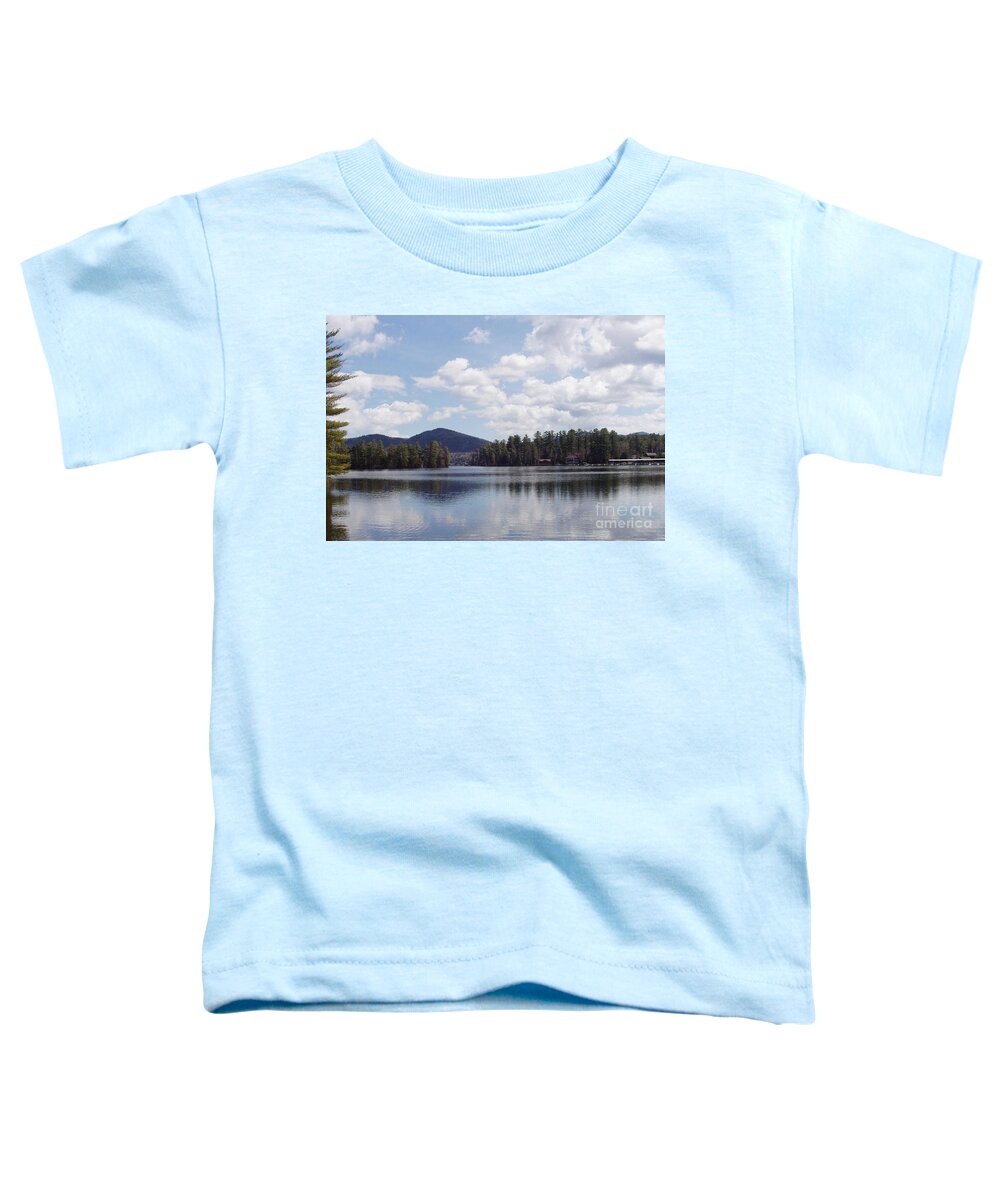 Lake Placid Toddler T-Shirt featuring the photograph Lake Placid by John Telfer
