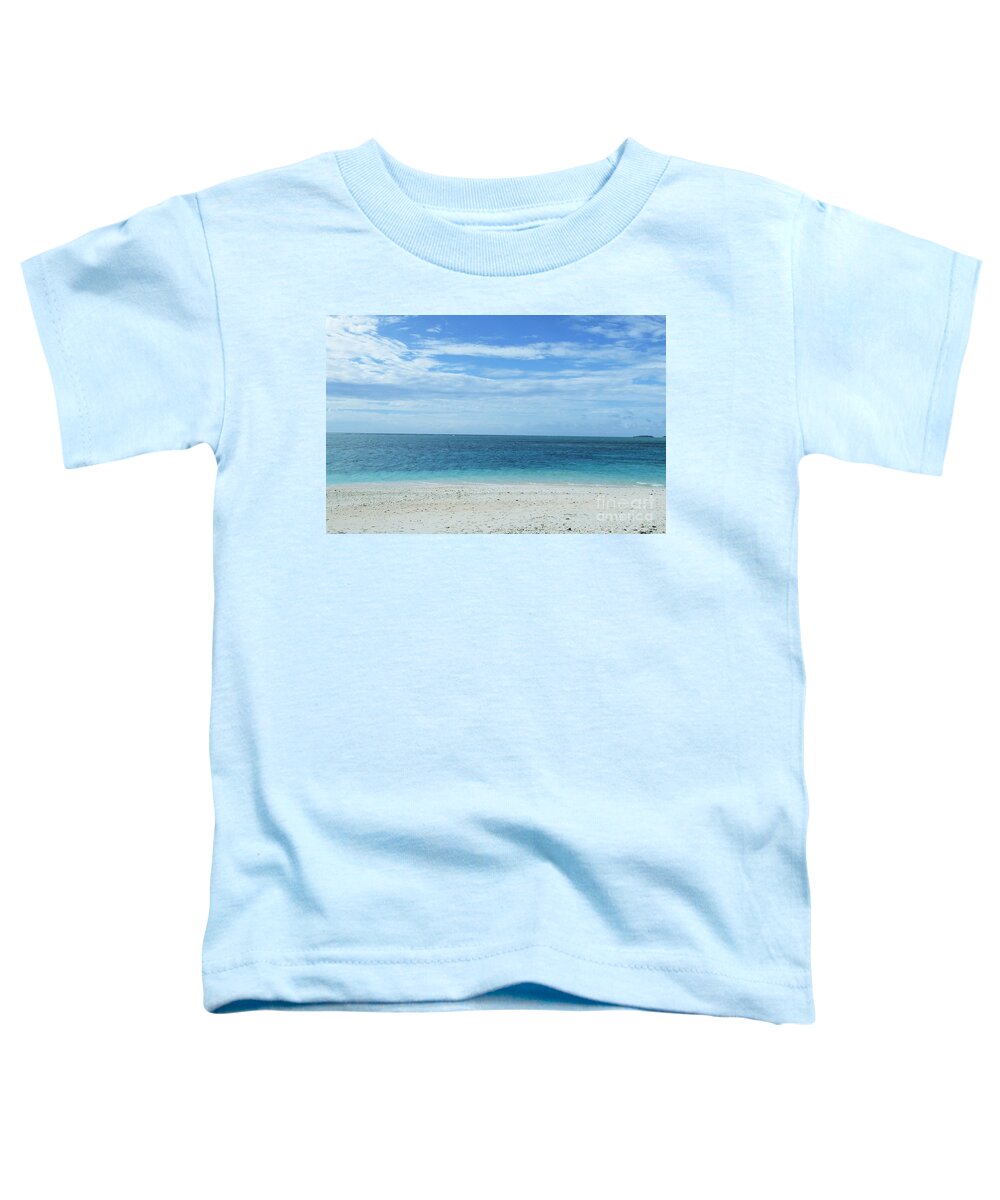 Laura Toddler T-Shirt featuring the photograph Laura Beach by Andrea Anderegg