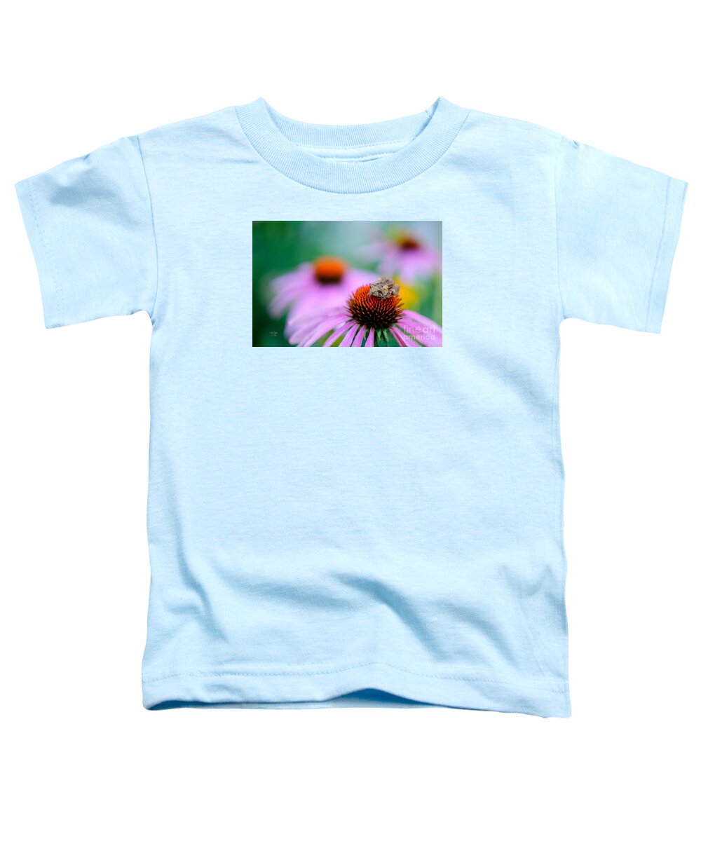 Frog Toddler T-Shirt featuring the photograph Leap Flower by Lois Bryan