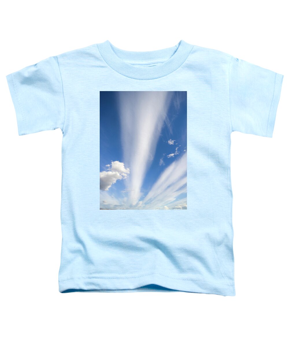 00346024 Toddler T-Shirt featuring the photograph Lenticular And Cumulus Clouds Patagonia by Yva Momatiuk and John Eastcott