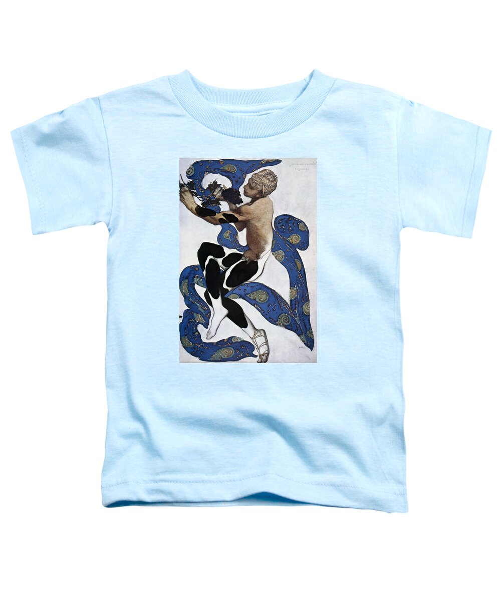 1912 Toddler T-Shirt featuring the drawing Leon Bakst Faune by Granger