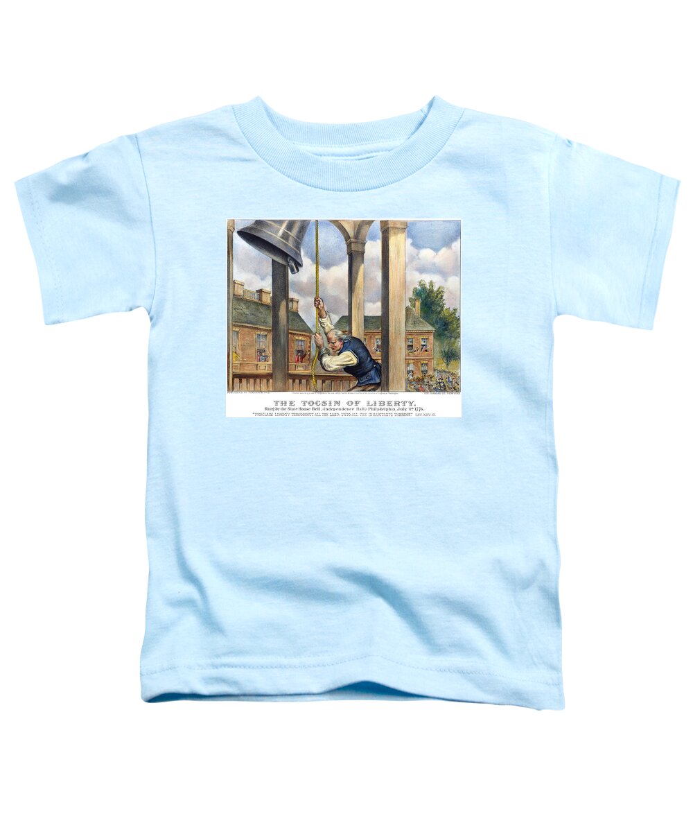 1776 Toddler T-Shirt featuring the photograph Liberty Bell, 1776 by Granger