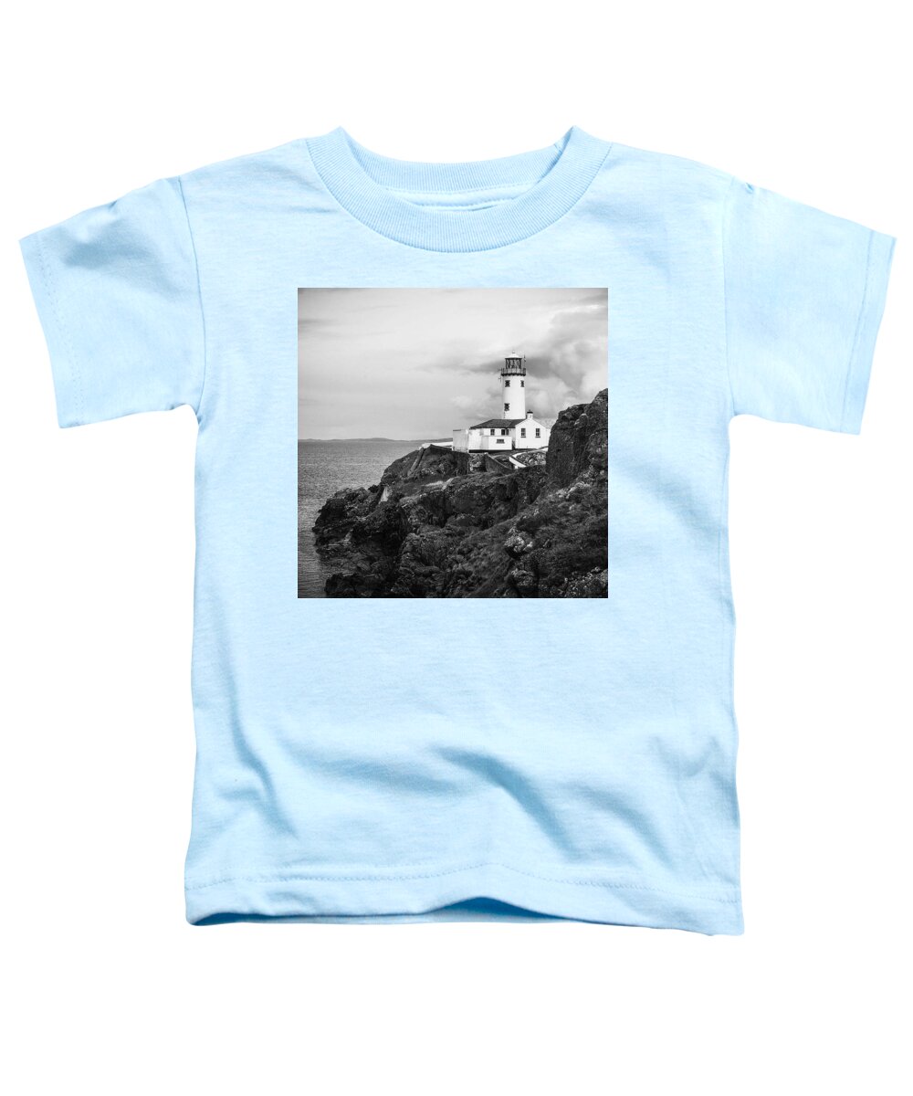 Lighthouse Toddler T-Shirt featuring the photograph Lighthouse, Northern Ireland by Aleck Cartwright