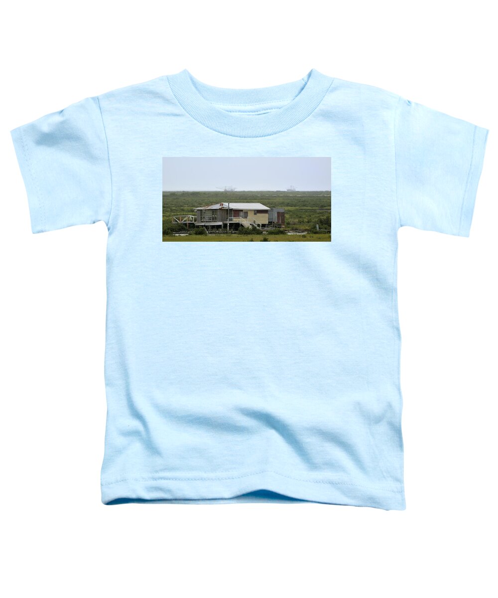 Fish Camp Toddler T-Shirt featuring the photograph Louisiana fish camp by Bradford Martin