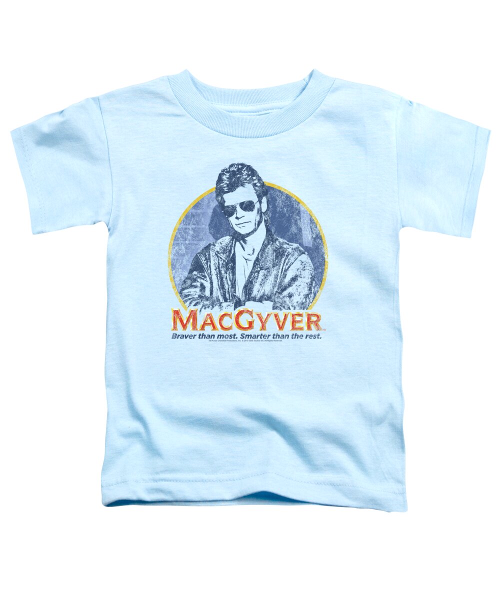  Toddler T-Shirt featuring the digital art Macgyver - Title by Brand A
