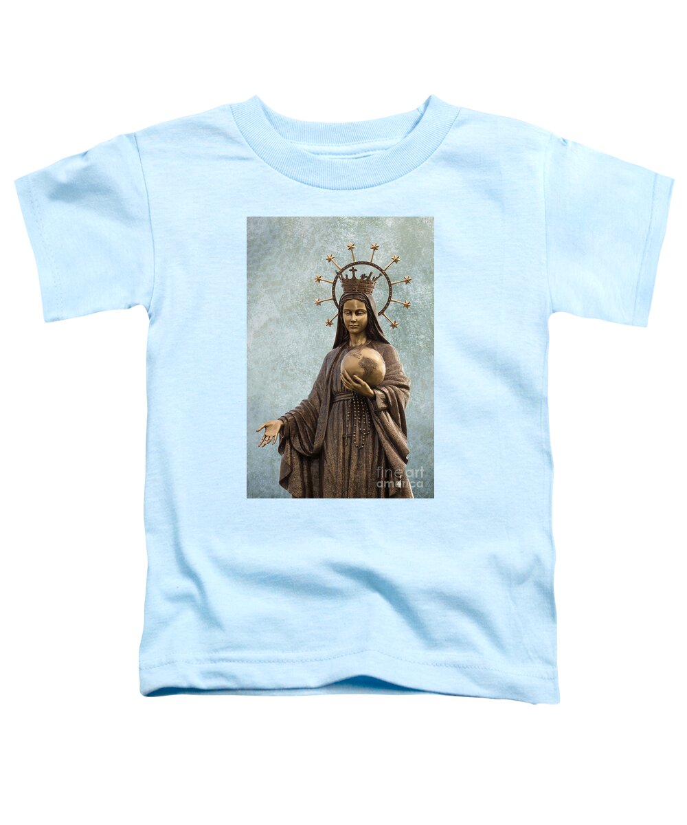 Mary Toddler T-Shirt featuring the photograph Mary Mother of Jesus by Barbara McMahon