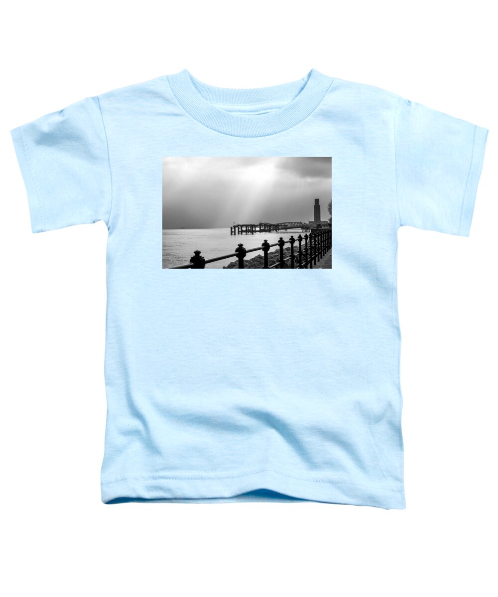 Boat Toddler T-Shirt featuring the photograph Mersey Halo by Spikey Mouse Photography
