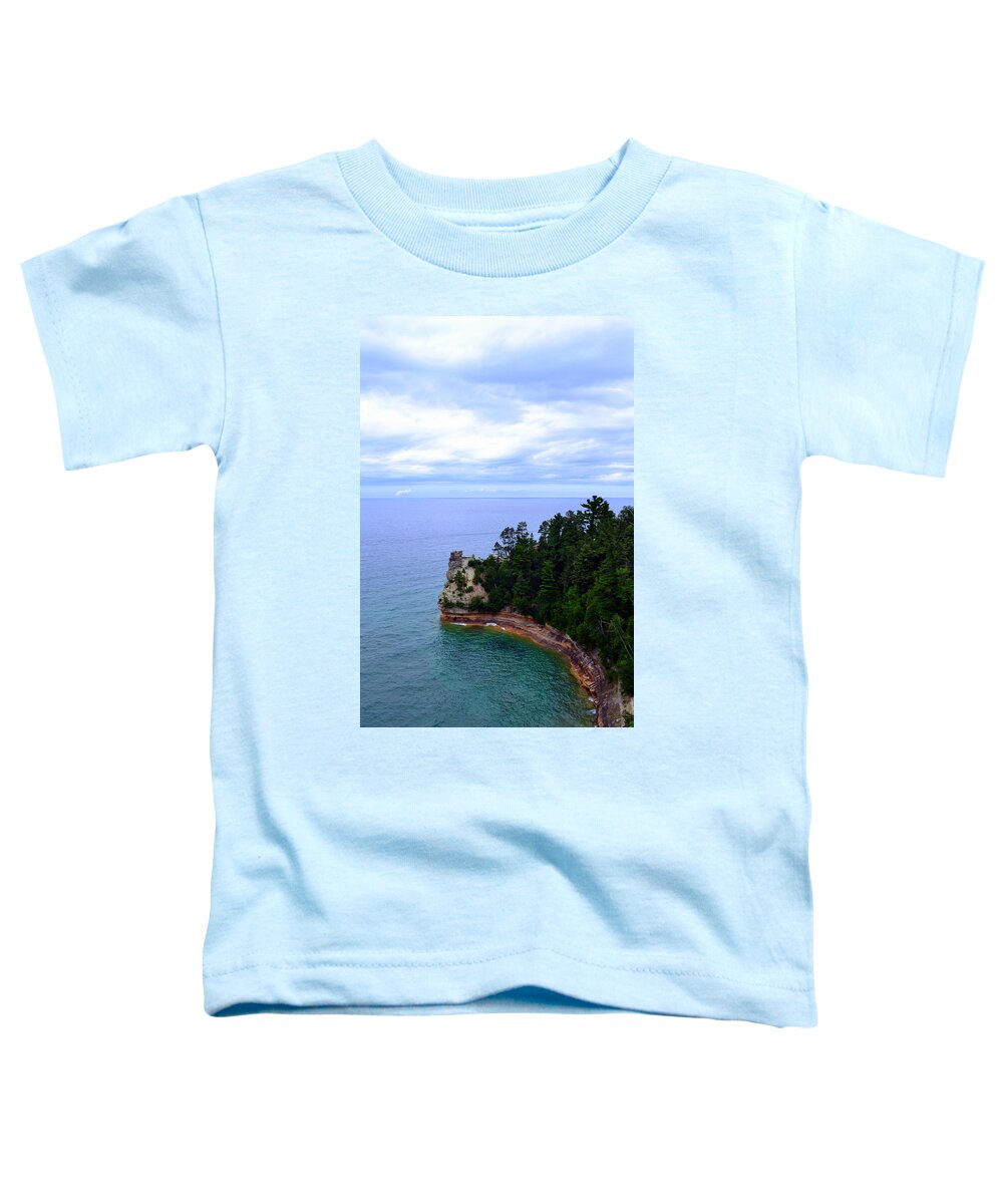 Lakes Toddler T-Shirt featuring the photograph Miner's Castle by Michelle Calkins