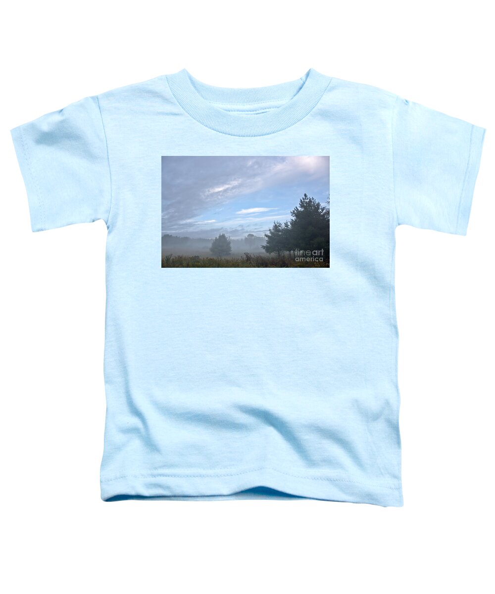  Toddler T-Shirt featuring the photograph Misty Monday by Cheryl Baxter