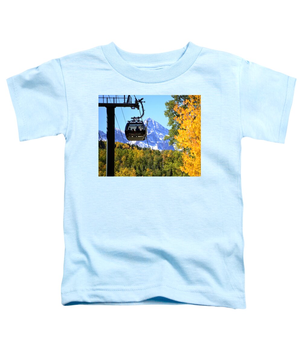 Telluride Colorado Toddler T-Shirt featuring the photograph Mountain Village Telluride by David Lee Thompson