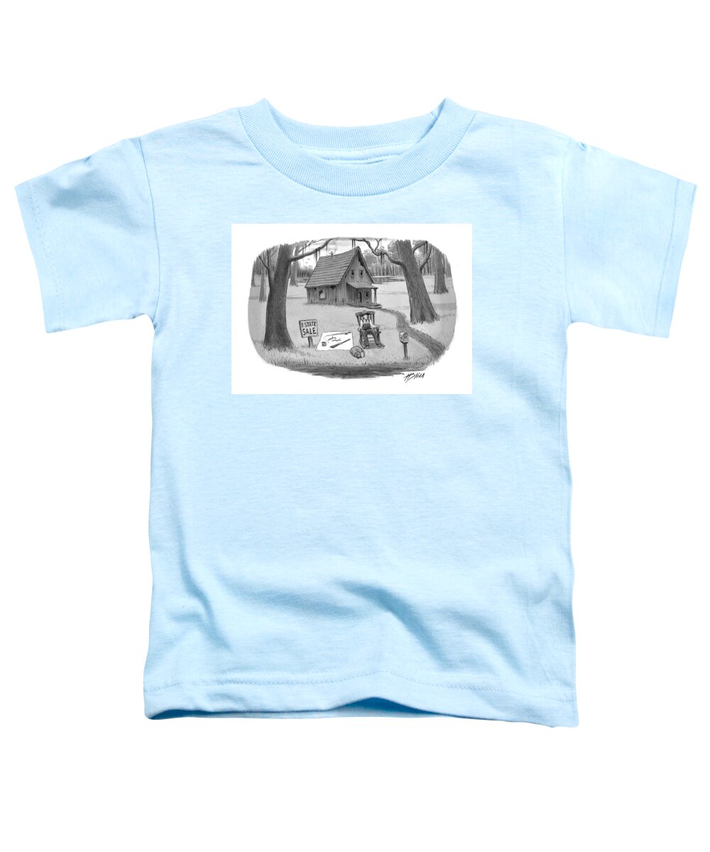 Poor People Toddler T-Shirt featuring the drawing New Yorker July 26th, 1999 by Harry Bliss