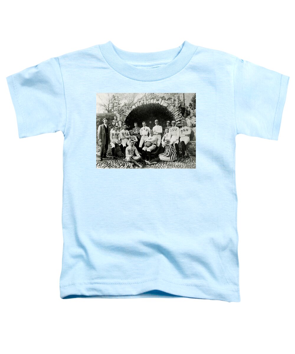 Ohio State Football Circa 1890 Toddler T-Shirt featuring the photograph Ohio State Football Circa 1890 by Jon Neidert