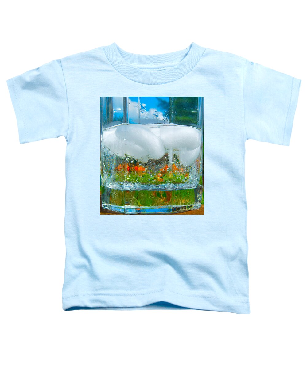 Glass Toddler T-Shirt featuring the photograph On The Rocks by Pamela Clements