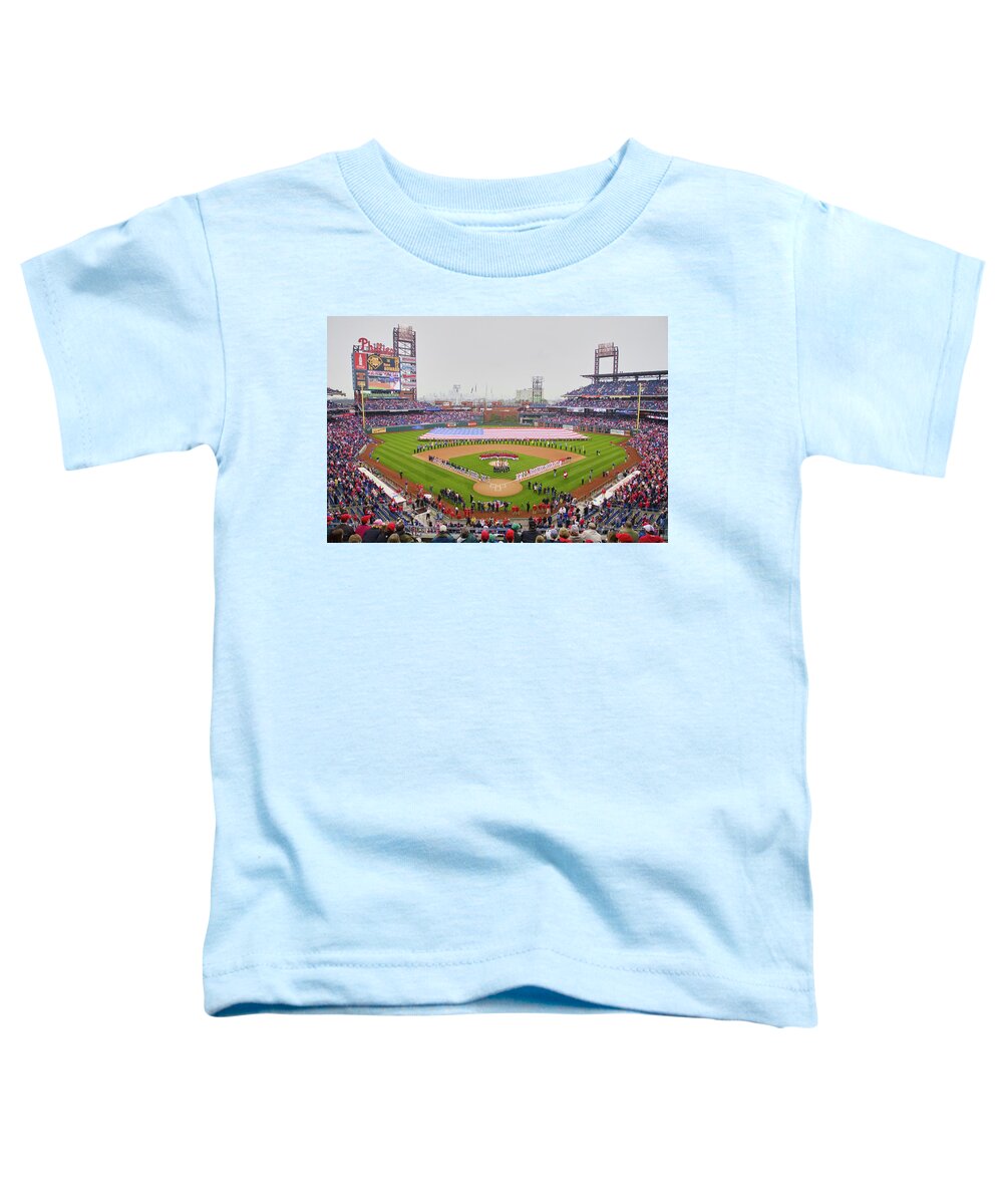 Photography Toddler T-Shirt featuring the photograph Opening Day Ceremonies Featuring by Panoramic Images