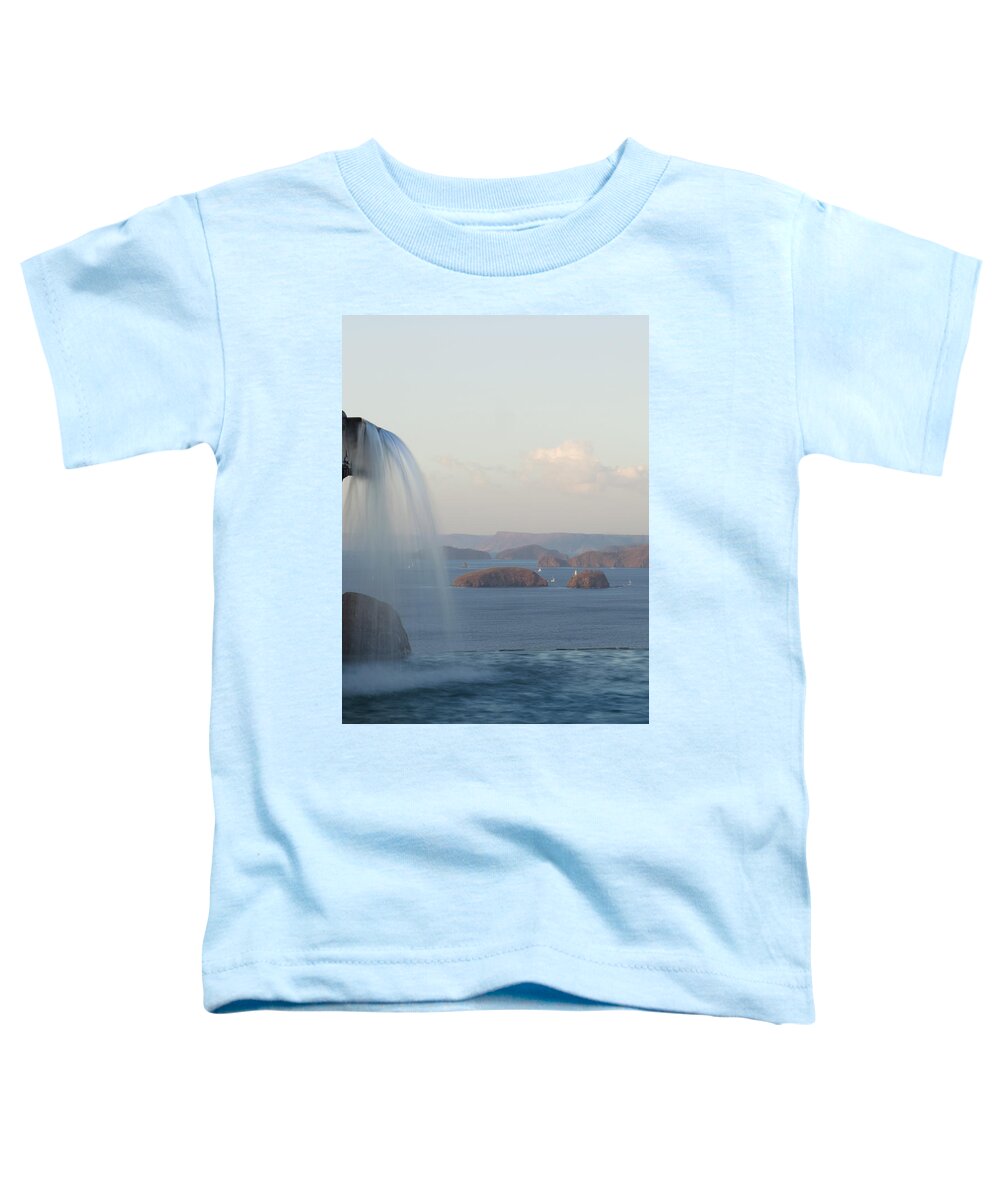 Waterfall Toddler T-Shirt featuring the photograph Papagayo by Jessica Myscofski