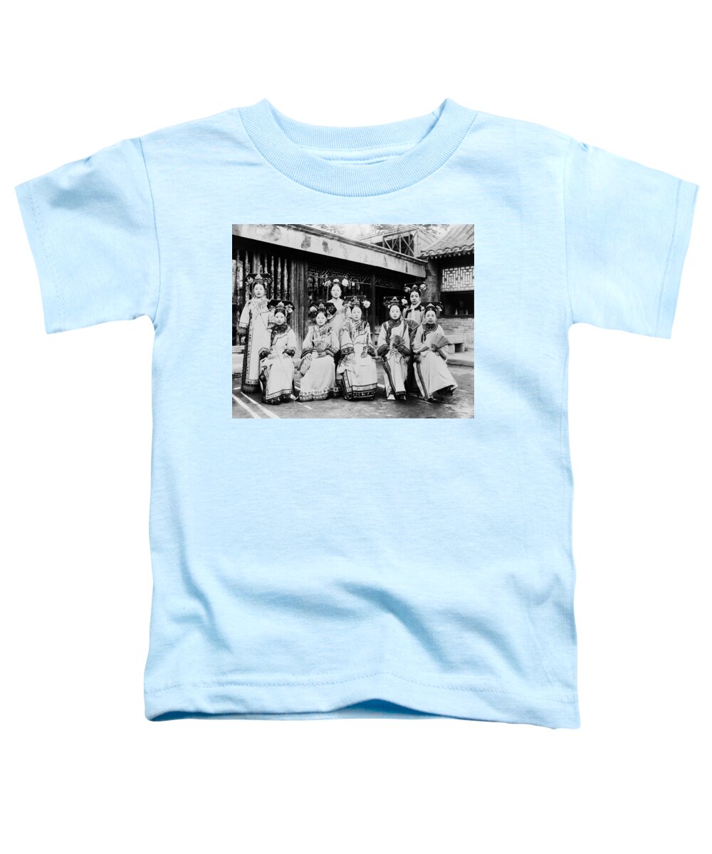 1910 Toddler T-Shirt featuring the photograph Peking Palace Women by Granger