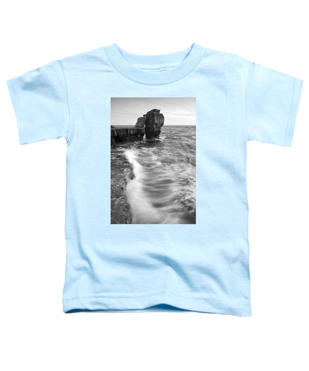 Portland Toddler T-Shirt featuring the photograph Portland Bill Seascape by Ian Middleton