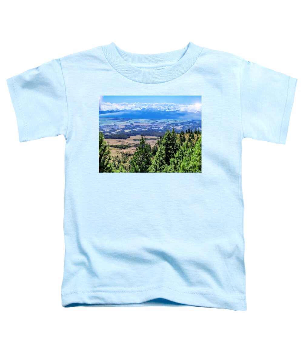 Hawaii Toddler T-Shirt featuring the photograph Road to Haleakala 9 by Dawn Eshelman