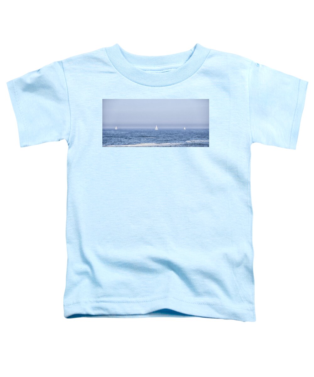 Water Toddler T-Shirt featuring the photograph Sailboats by Paulo Goncalves