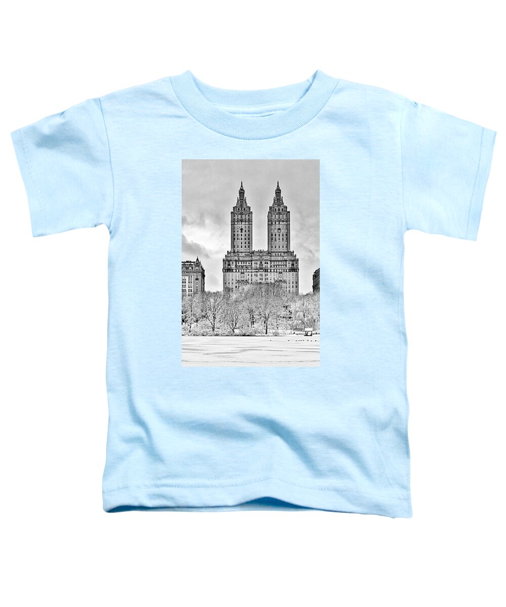 Central Park Toddler T-Shirt featuring the photograph San Remo Towers NYC by Susan Candelario