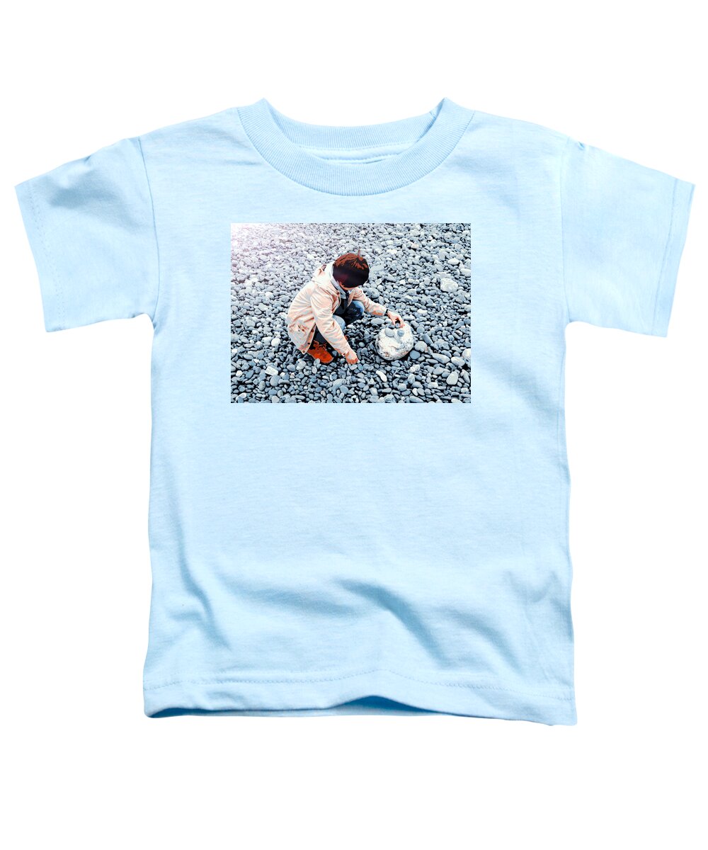 Simple Toddler T-Shirt featuring the photograph Simple Happiness by Zinvolle Art
