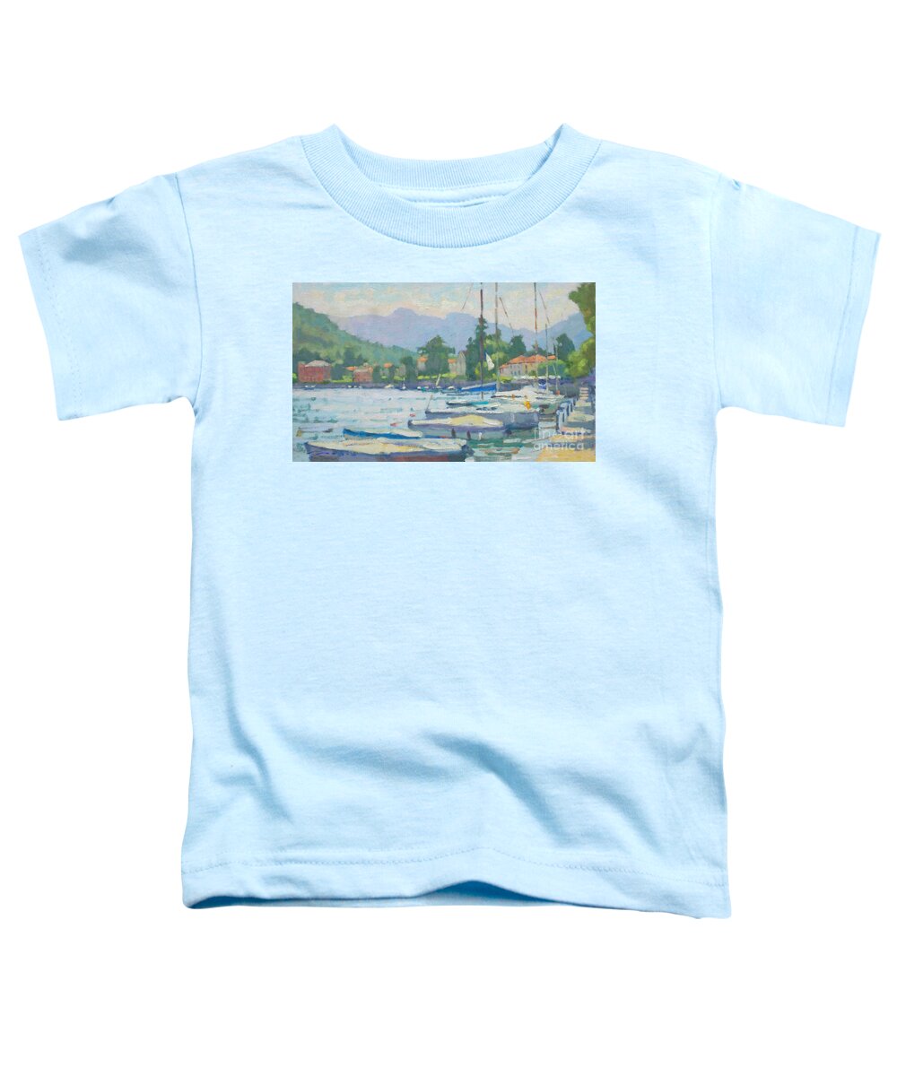 Lenno Toddler T-Shirt featuring the painting Summer in the Afternoon by Jerry Fresia