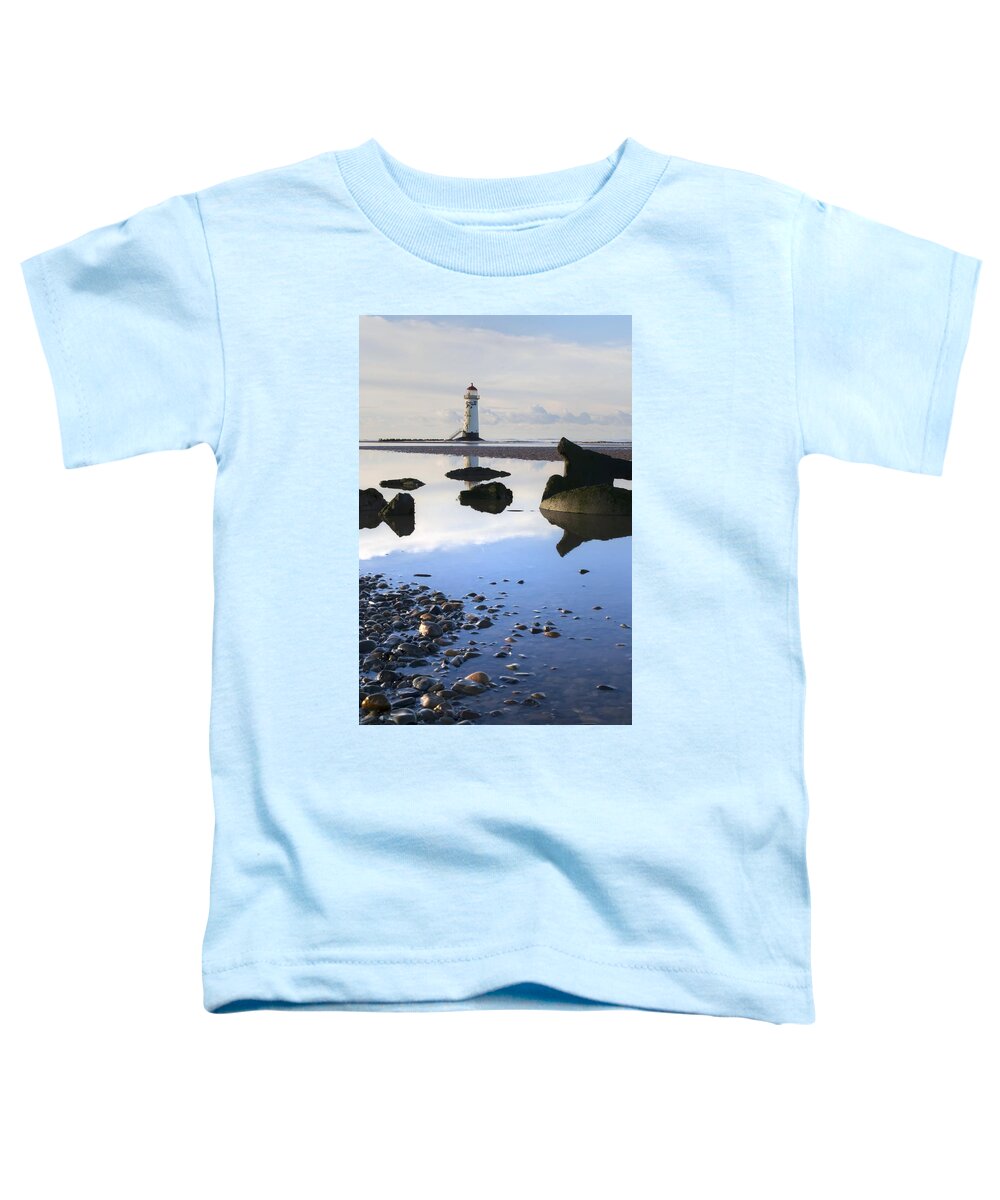 Talacer Toddler T-Shirt featuring the photograph Talacer abandoned lighthouse by Spikey Mouse Photography