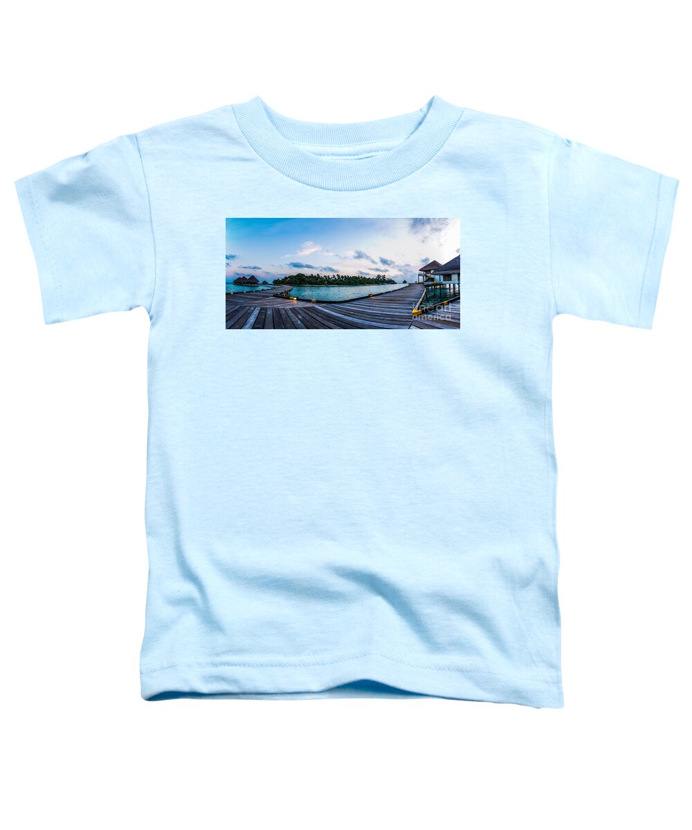 Architecture Toddler T-Shirt featuring the photograph The Boardwalk by Hannes Cmarits