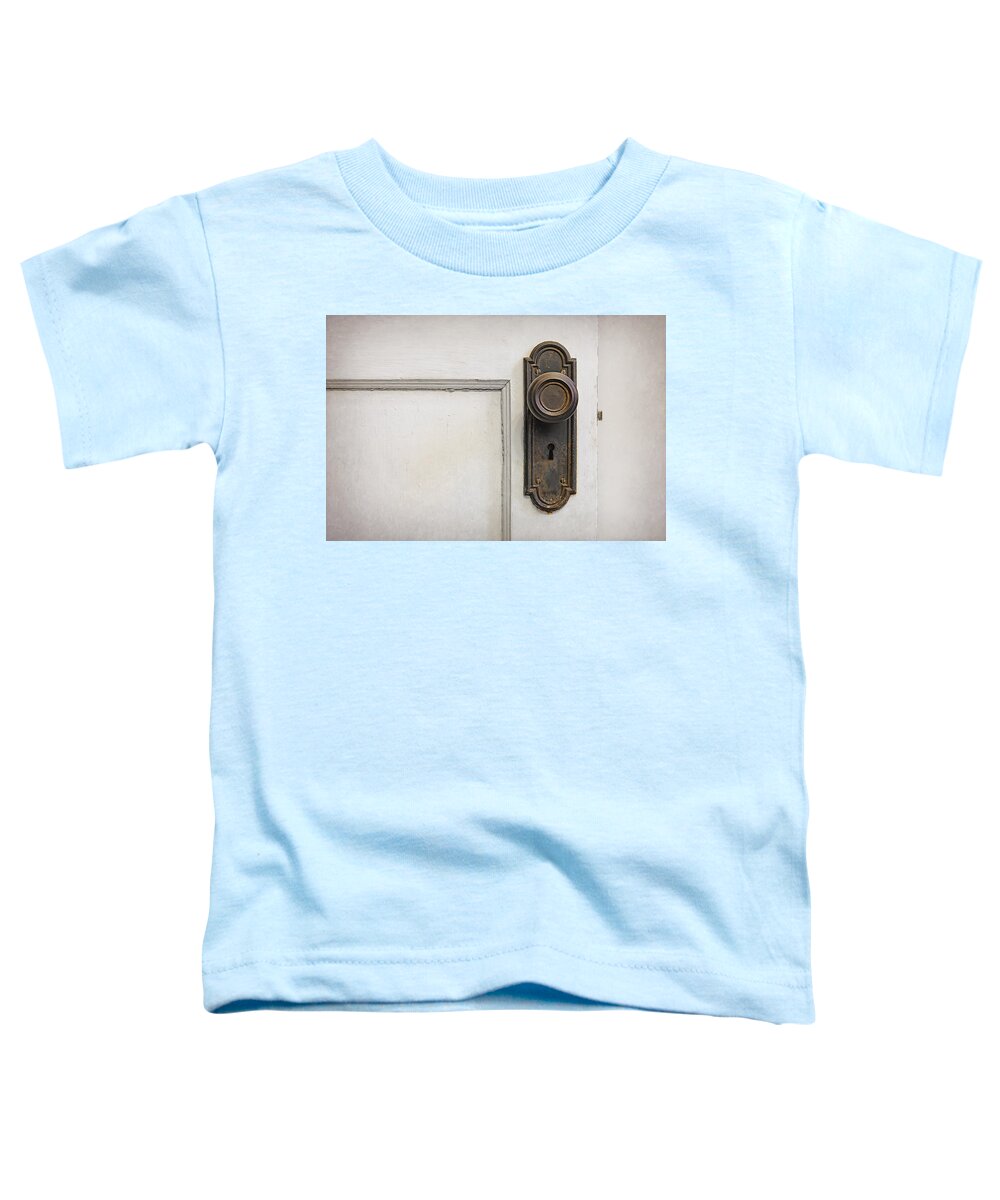 Vintage Door Knob Toddler T-Shirt featuring the photograph The Door by Scott Norris