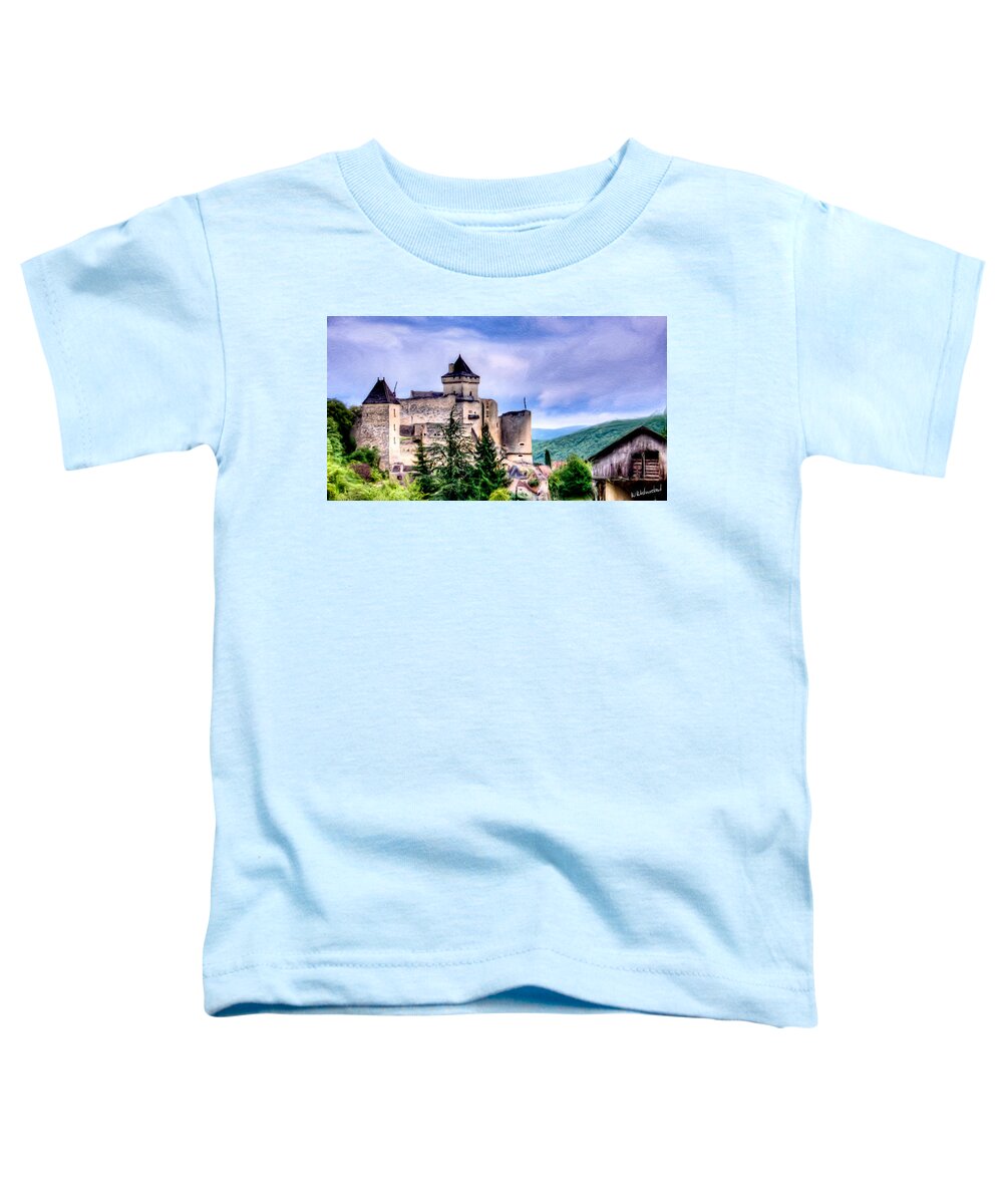 Cathar Toddler T-Shirt featuring the photograph The old Cathar Stronghold by Weston Westmoreland