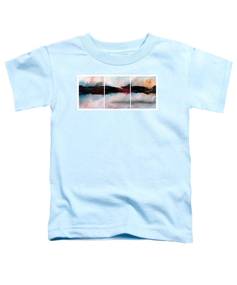 River Tethys Toddler T-Shirt featuring the painting The River Tethys by Sean Parnell