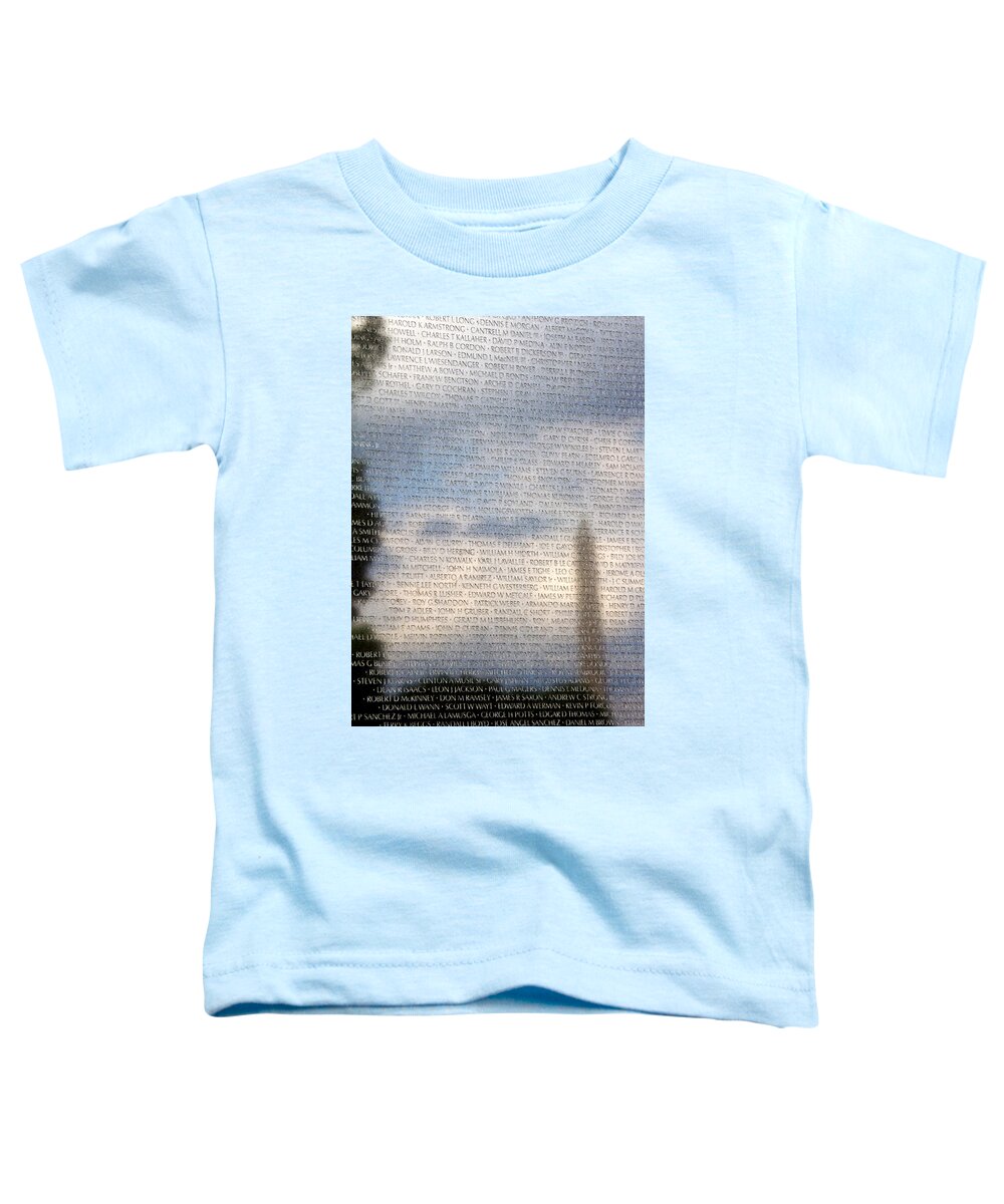 Jemmy Archer Toddler T-Shirt featuring the photograph The Wall by Jemmy Archer