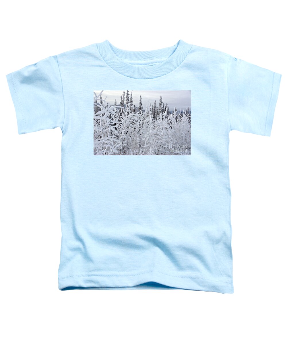 Tree Toddler T-Shirt featuring the photograph Trees In Winter by Mark Newman