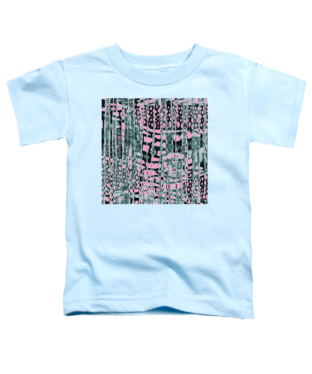 Abstract Toddler T-Shirt featuring the digital art Tubular Bells by Klara Acel