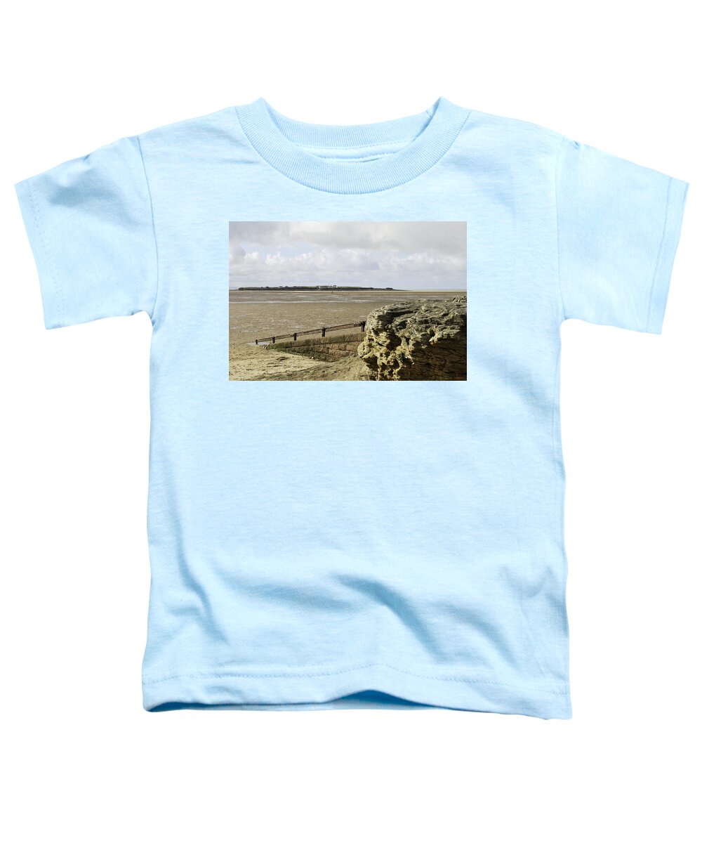 Hilbre Island Toddler T-Shirt featuring the photograph View over to Hilbre by Spikey Mouse Photography