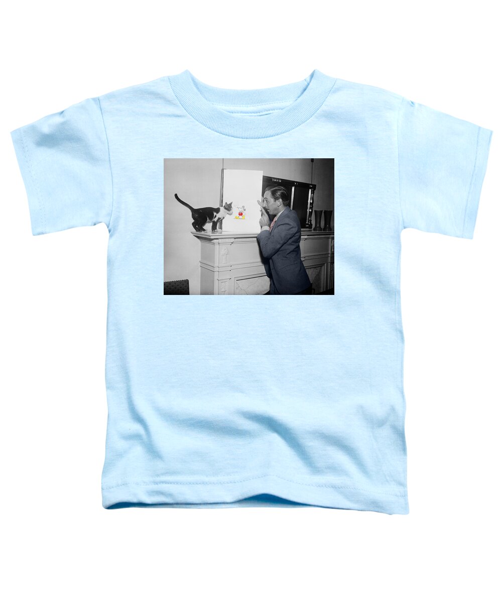 Disney Toddler T-Shirt featuring the photograph Vintage Mickey Mouse by Andrew Fare