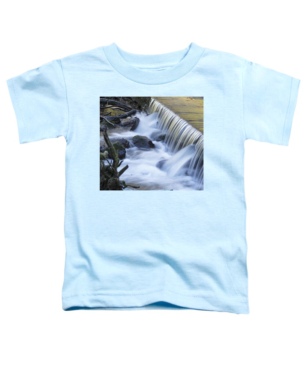 River Clwyd Toddler T-Shirt featuring the photograph White Water by Spikey Mouse Photography