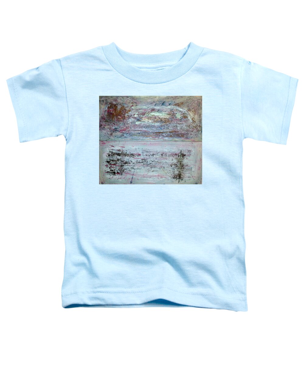 Abstract Painting Toddler T-Shirt featuring the painting Z5 by KUNST MIT HERZ Art with heart