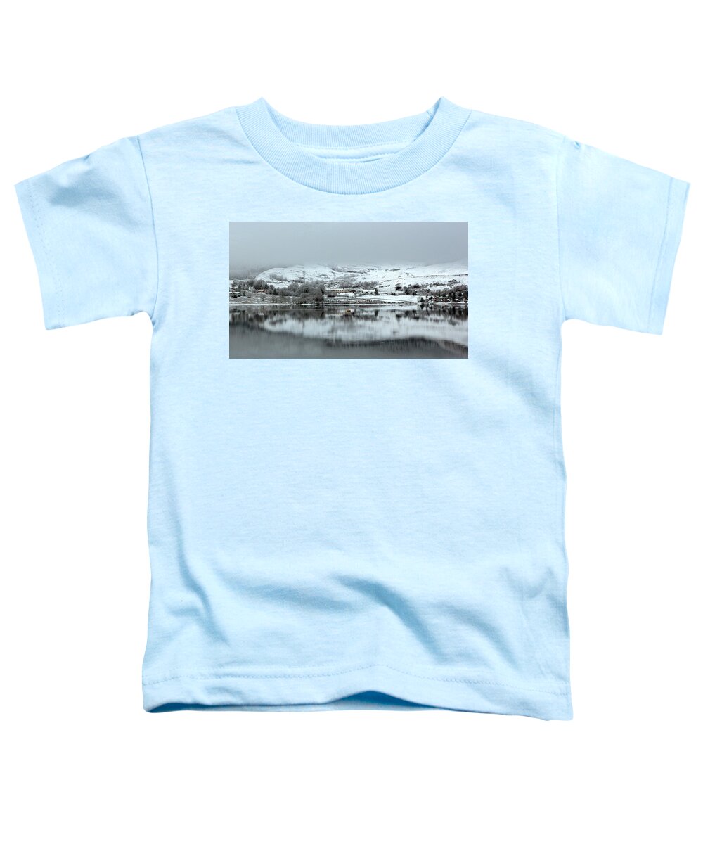 Snow Toddler T-Shirt featuring the photograph A Winter's Scene by Lynn Bolt