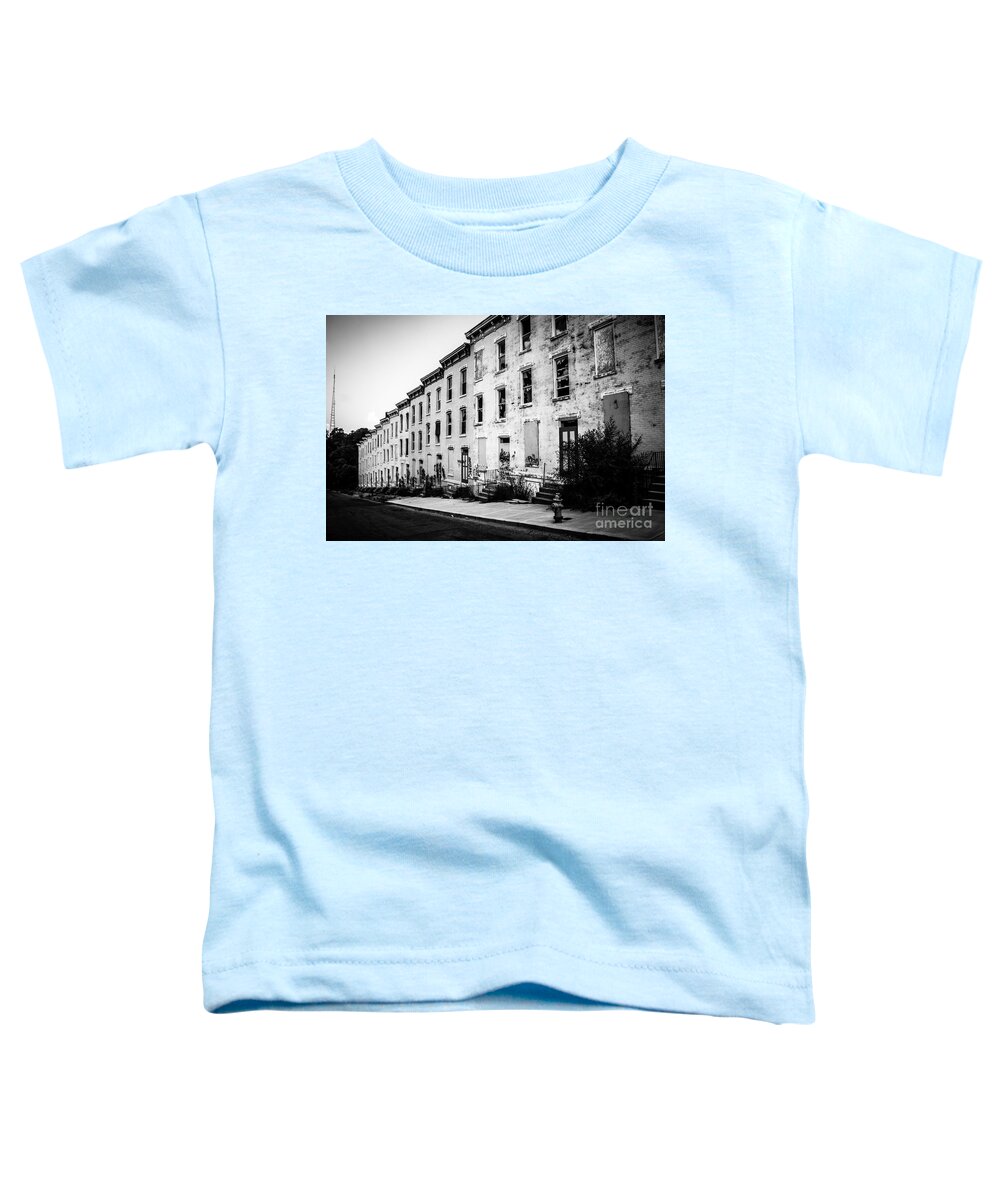 America Toddler T-Shirt featuring the photograph Abandoned Glencoe-Auburn Buildings Cincinnati Ohio by Paul Velgos