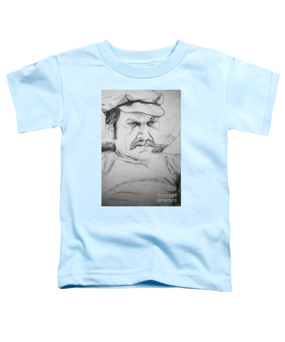 Portrait Toddler T-Shirt featuring the drawing An Inward Sea by Rory Siegel